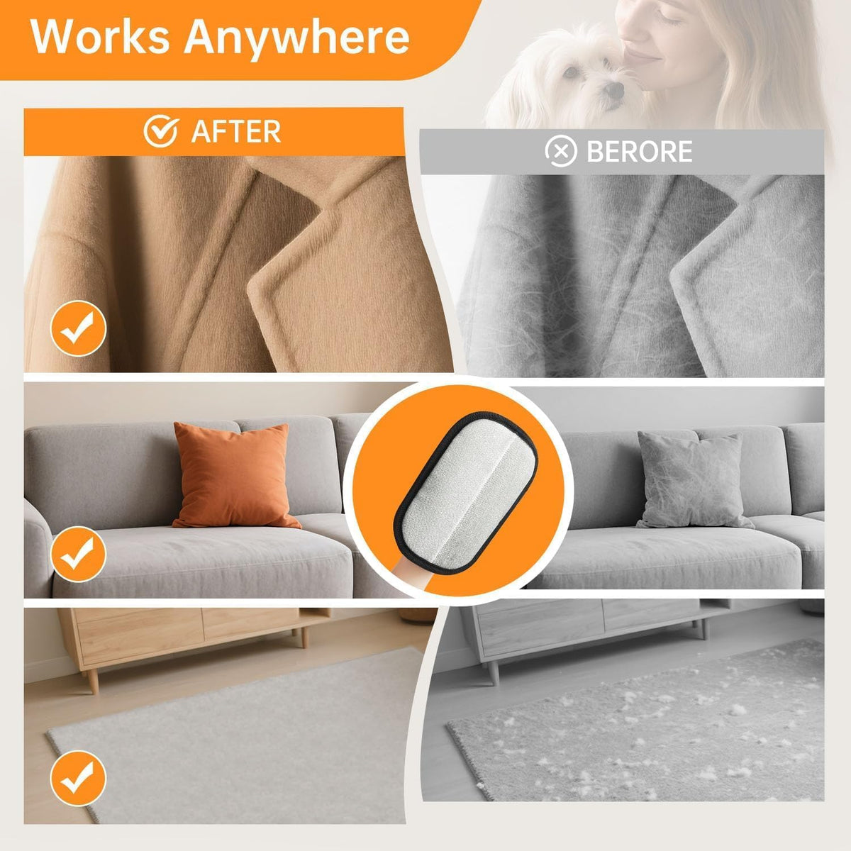 Pet Hair Remover Glove